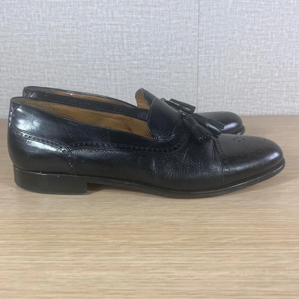 Mezlan black leather